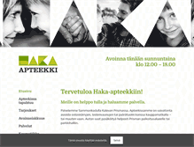 Tablet Screenshot of haka-apteekki.fi